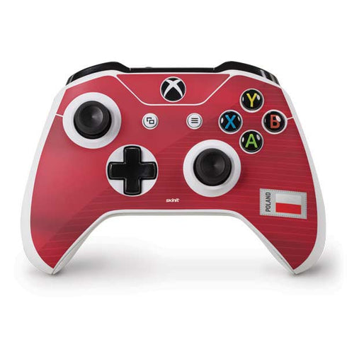 Poland Soccer Flag Xbox One S Controller Skin